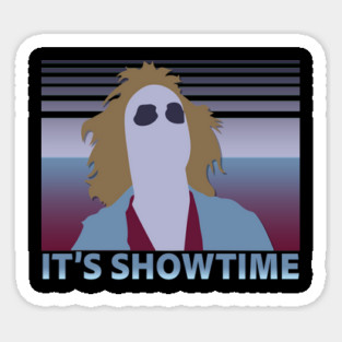 It's Showtime /// Retro Aesthetic /// Vintage Aesthetic Sticker