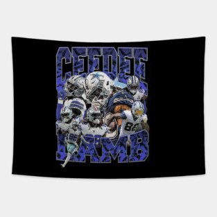 Ceedee Lamb Retro Bootleg Tapestry