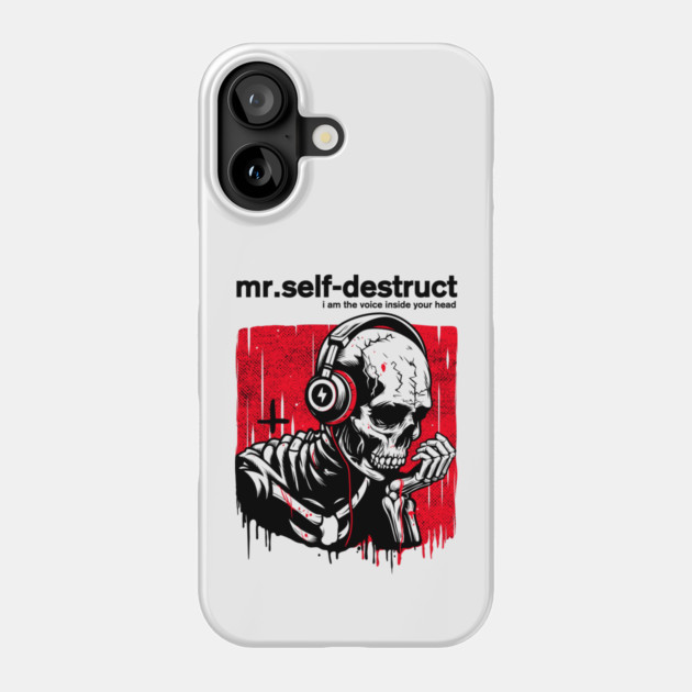 Mr. SELF-DESTRUCT Phone Case by artslaves