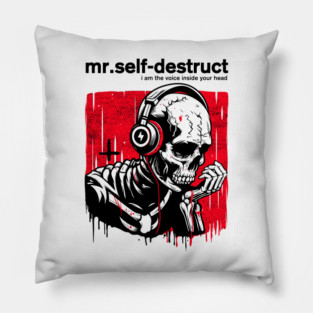 Mr. SELF-DESTRUCT Pillow