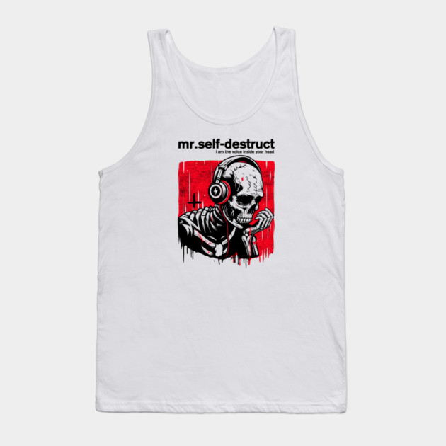Mr. SELF-DESTRUCT Tank Top by artslaves