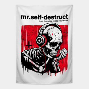 Mr. SELF-DESTRUCT Tapestry