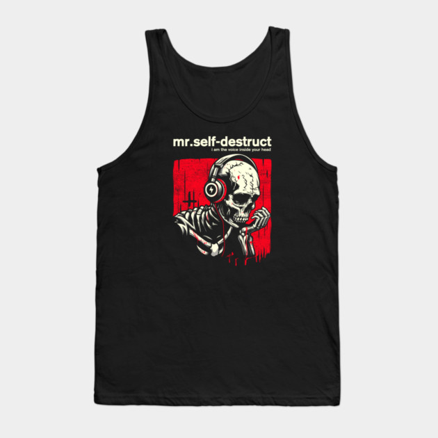 Mr. SELF-DESTRUCT Tank Top by artslaves
