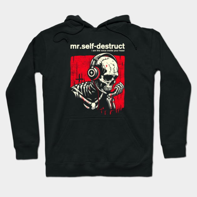 Mr. SELF-DESTRUCT Hoodie by artslaves