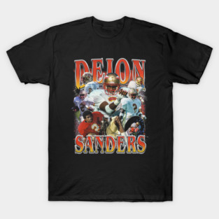 Deion Sanders College Retro Bootleg T-Shirt