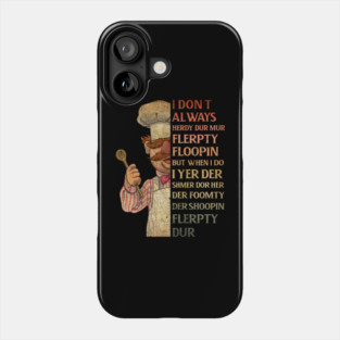 VintagePink Swedish Chef Phone Case