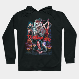 Scary Clown Horror Halloween 90s Hoodie