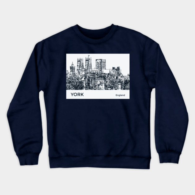 York England Crewneck Sweatshirt by Lakeric