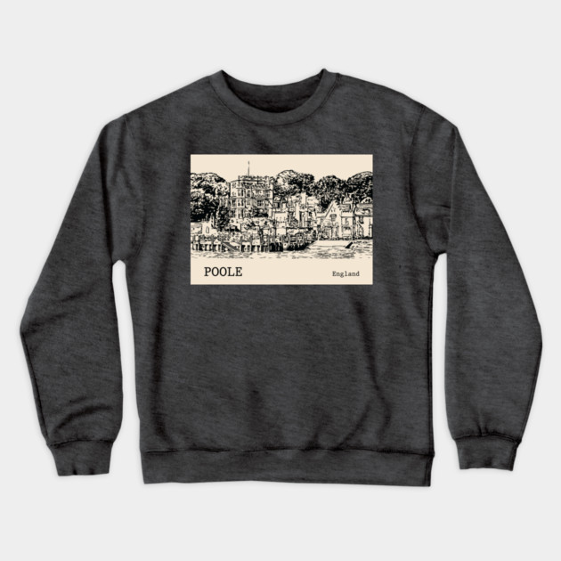 Poole England Crewneck Sweatshirt by Lakeric