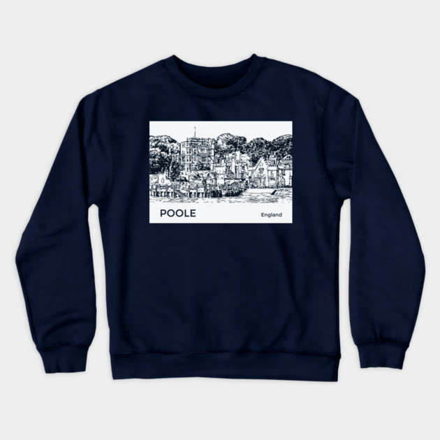 Poole England Crewneck Sweatshirt by Lakeric