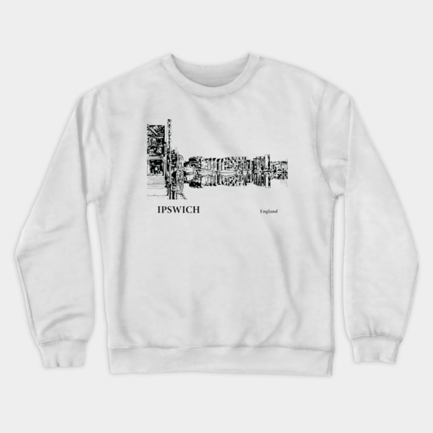 Ipswich England Crewneck Sweatshirt by Lakeric