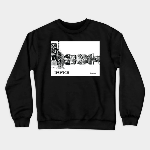 Ipswich England Crewneck Sweatshirt by Lakeric