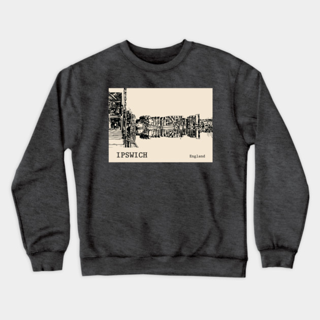 Ipswich England Crewneck Sweatshirt by Lakeric