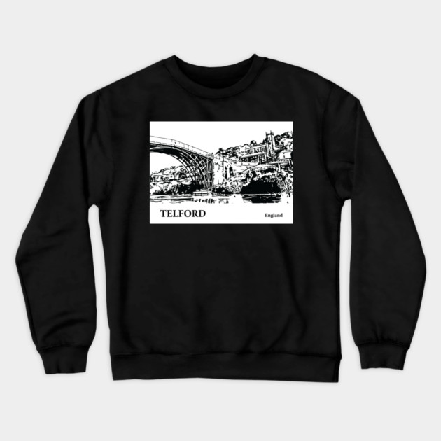 Telford England Crewneck Sweatshirt by Lakeric