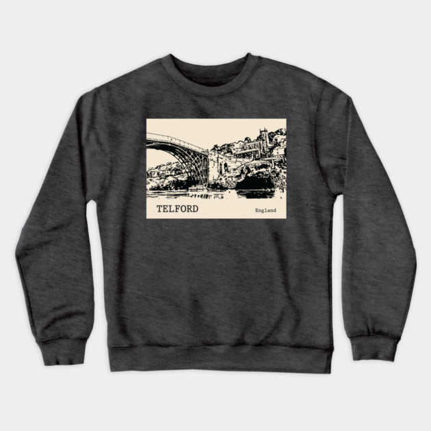 Telford England Crewneck Sweatshirt by Lakeric