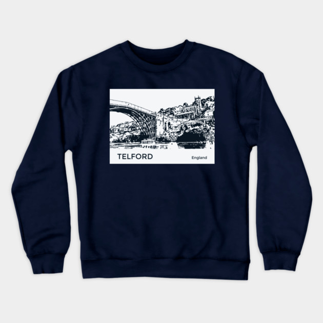 Telford England Crewneck Sweatshirt by Lakeric