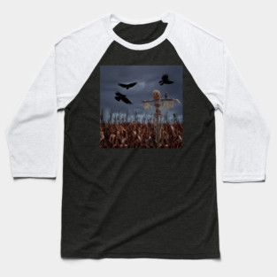 Surreal Cornfield Baseball T-Shirt