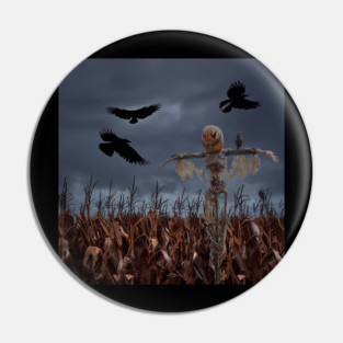 Surreal Cornfield Pin