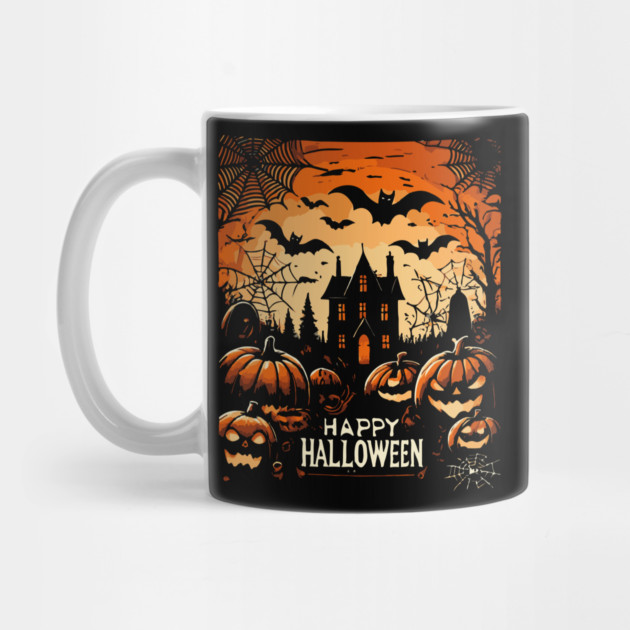 Happy Halloween - Dark Edition - Old Movie Poster Style by TuncGK