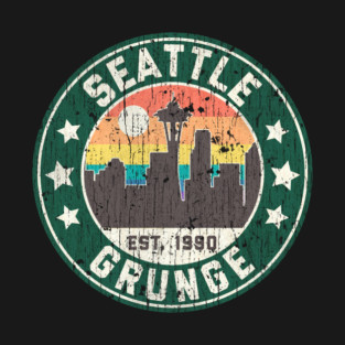 Vintage Seattle Grunge 1990 T-Shirt
