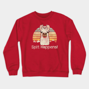 Spit Happens Vintage Worn Crewneck Sweatshirt