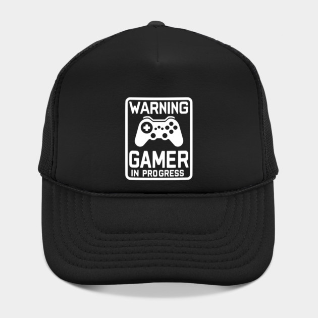 Warning Gamer in Progress by Frank Ring