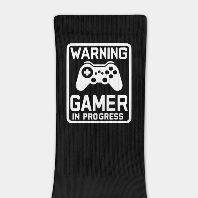 Warning Gamer in Progress by Frank Ring