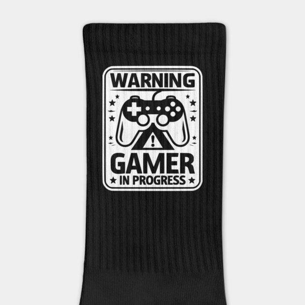 Warning Gamer in Progress by Frank Ring