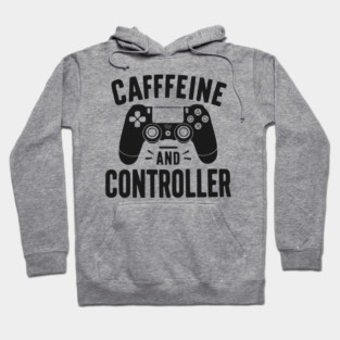 Caffeine and Controller Hoodie