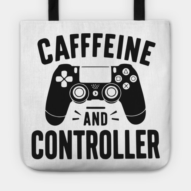 Caffeine and Controller Tote by Frank Ring