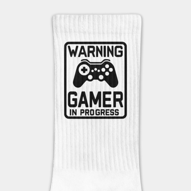 Warning Gamer in Progress by Frank Ring