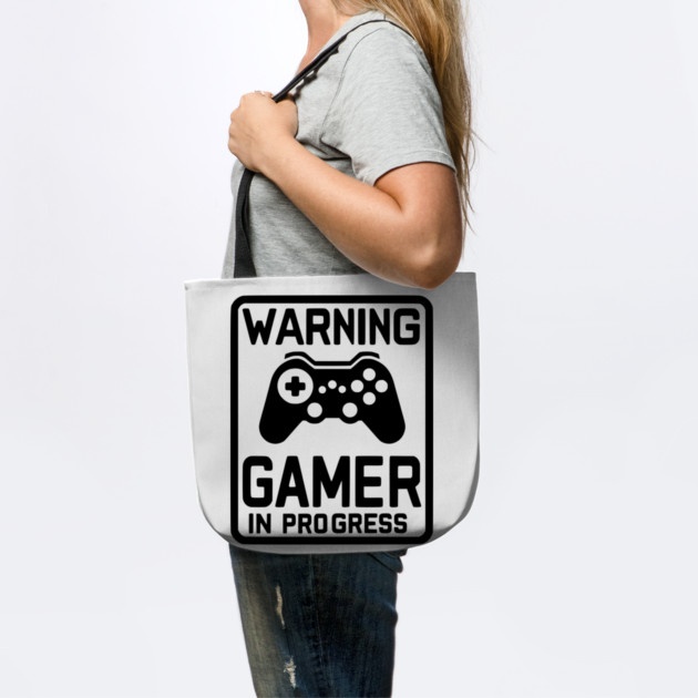 Warning Gamer in Progress by Frank Ring