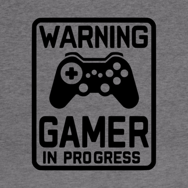 Warning Gamer in Progress by Frank Ring