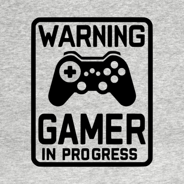 Warning Gamer in Progress by Frank Ring