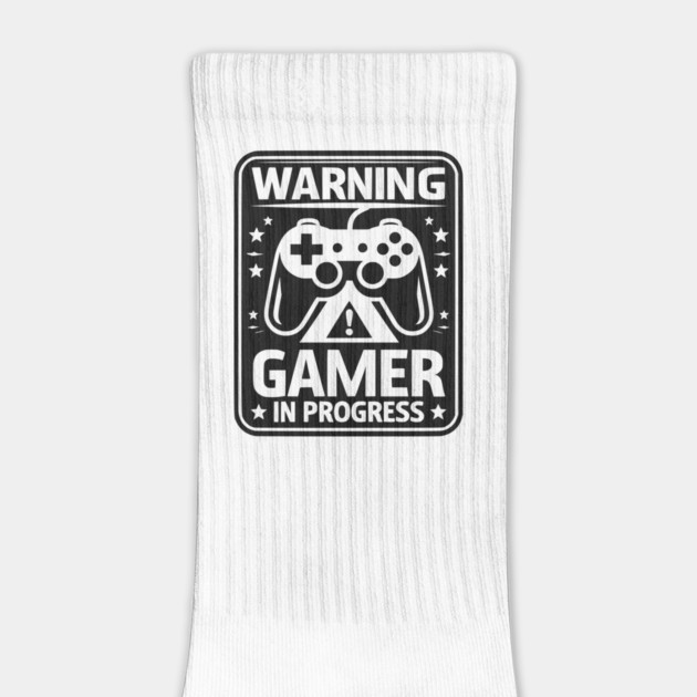 Warning Gamer in Progress by Frank Ring