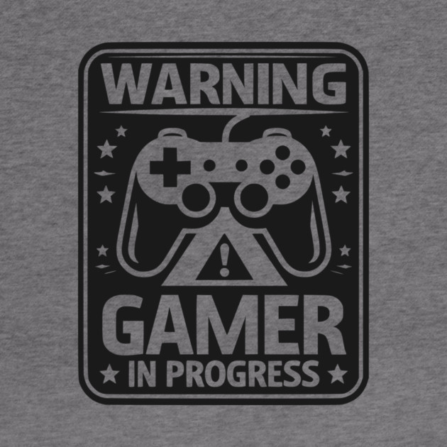 Warning Gamer in Progress by Frank Ring