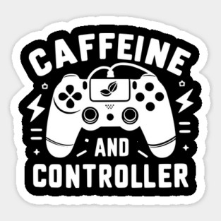 Caffeine and Controller Sticker