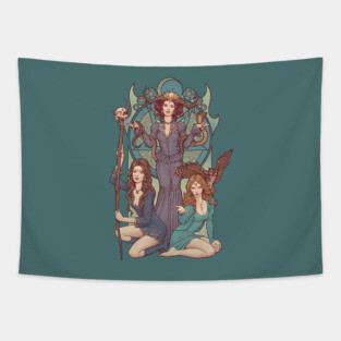 Coven of Three Tapestry