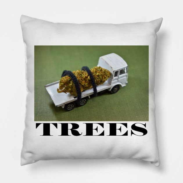 Trees - Weed Design Pillow by MrGreenGenes420