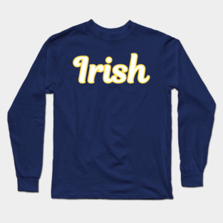 Irish Script Long Sleeve T-Shirt