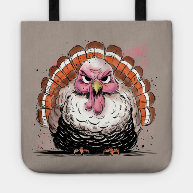Grumpy Turkey Tote by H. R. Sinclair