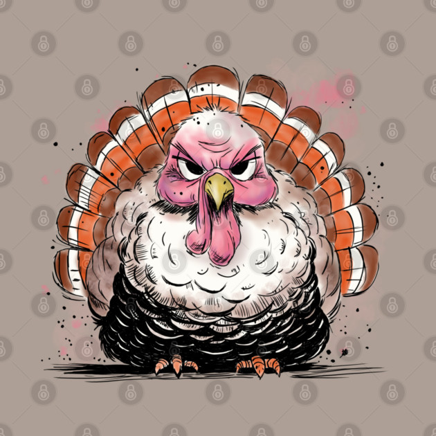 Grumpy Turkey by H. R. Sinclair