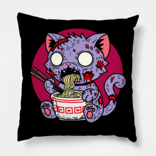 Ramen Cat Zombie Pillow