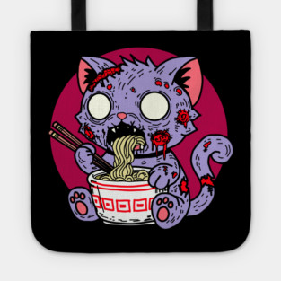 Ramen Cat Zombie Tote