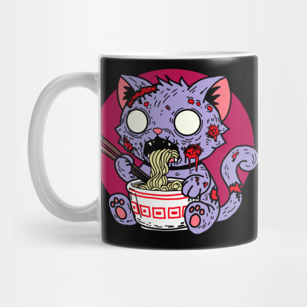 Ramen Cat Zombie by H. R. Sinclair