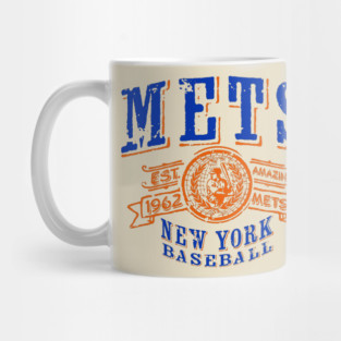 Mets Vintage Baseball Mug