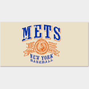Mets Vintage Baseball Posters and Art