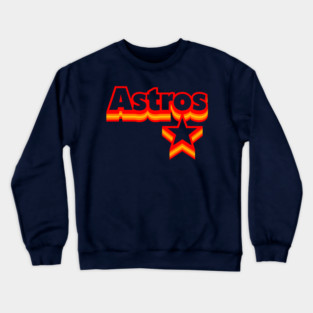 Astros with Star Crewneck Sweatshirt