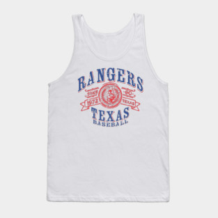 Rangers Vintage Baseball Tank Top