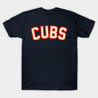 CUBS Vintage letters T-Shirt